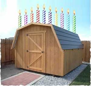 birthday shed